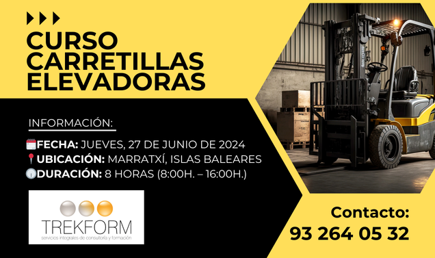 CURSO DE CARRETILLAS ELEVADORAS EN ISLAS BALEARES
