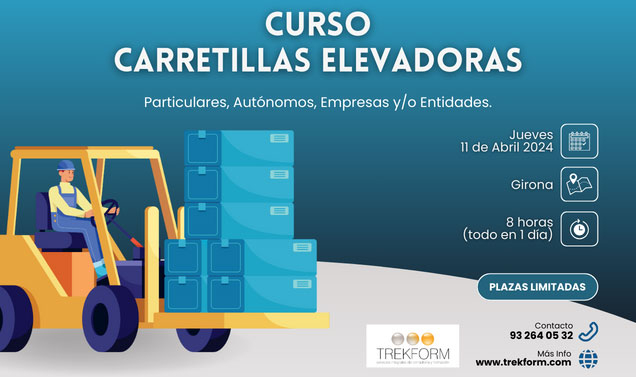 CURSO CARRETILLERO EN GIRONA – 11 ABRIL 2024