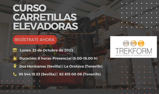 CURSO DE CARRETILLERO EN SEVILLA Y TENERIFE