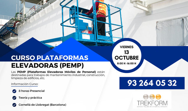 CURSO PLATAFORMAS ELEVADORAS EN BAIX LLOBREGAT