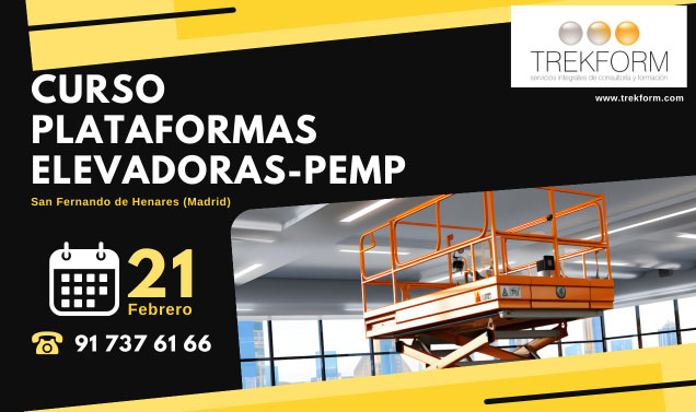 CURSO PLATAFORMAS ELEVADORAS PEMP-MADRID (21/02)