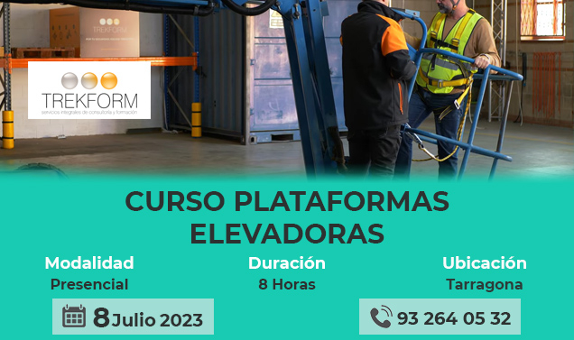 CURSO PLATAFORMAS ELEVADORAS (PEMP) EN TARRAGONA