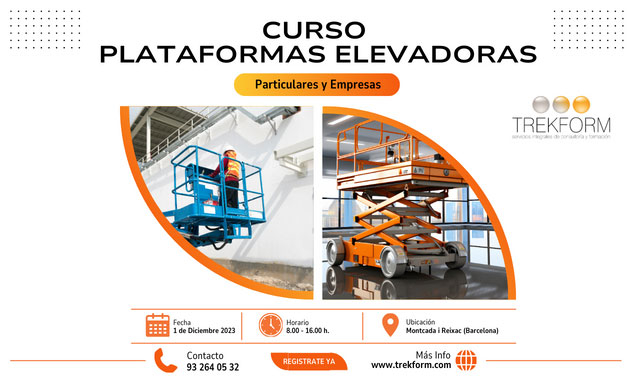 CURSO PLATAFORMAS ELEVADORAS (PEMP) EN 1 SOLO DÍA