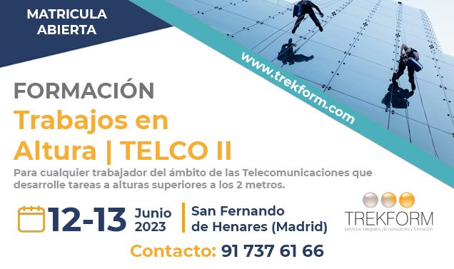 CURSO TELCO 2 – TRABAJOS EN ALTURA EN MADRID