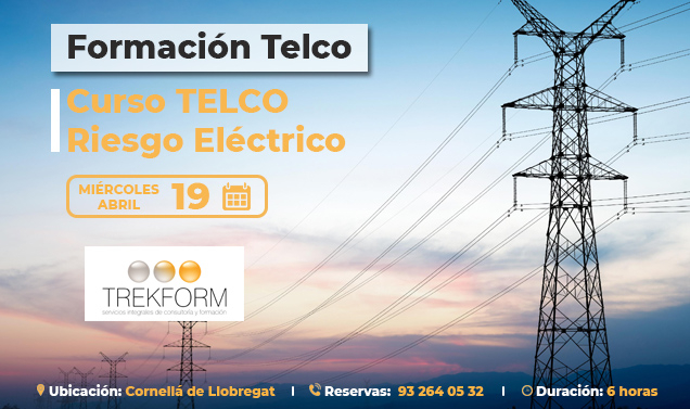 CURSO TELCO RIESGO ELÉCTRICO EN BARCELONA (2023)