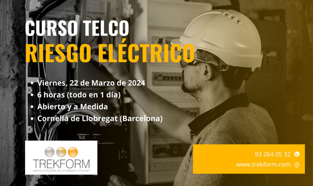 CURSO TELCO RIESGO ELÉCTRICO EN BAIX LLOBREGAT