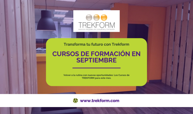 CURSOS DE FORMACIÓN TREKFORM EN SEPTIEMBRE