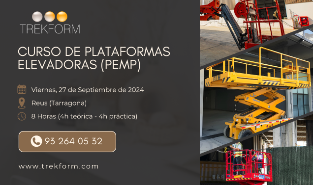 CURSO DE FORMACIÓN PLATAFORMAS ELEVADORAS PEMP