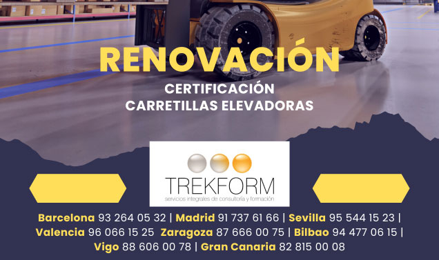 CURSO RENOVACIÓN DE CARRETILLAS ELEVADORAS