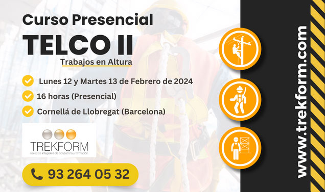 CURSO TELCO II – TRABAJOS ALTURA BAIX LLOBREGAT