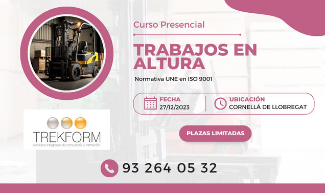 CURSO TRABAJOS EN ALTURA EN EL BAIX LLOBREGAT