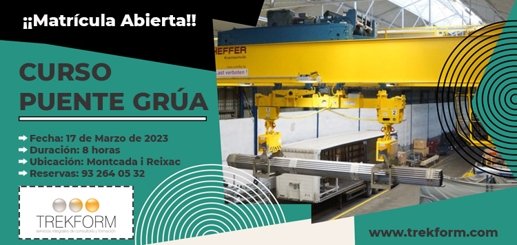 CURSO DE PUENTE GRÚA: FORMACIÓN SEGURA-BARCELONA