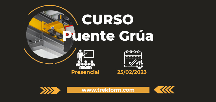 Últimas plazas del curso puente grúa en Barcelona