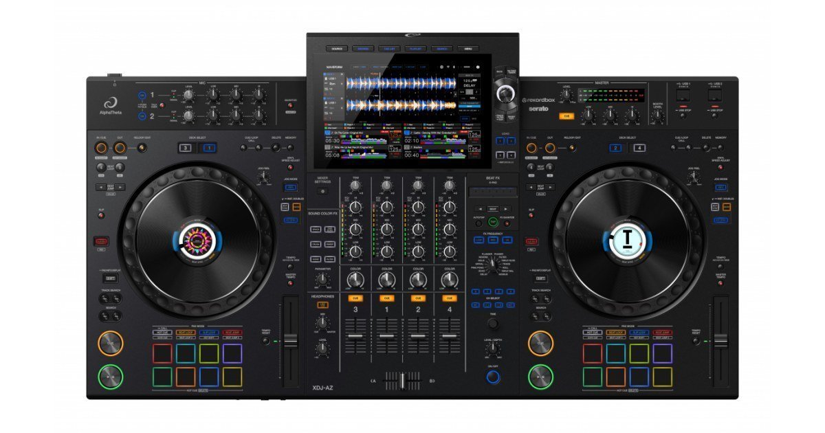 ALPHATHETA XDJ-AZ - SISTEMA TODO EN UNO DE 4 CANALES de AlphaTheta