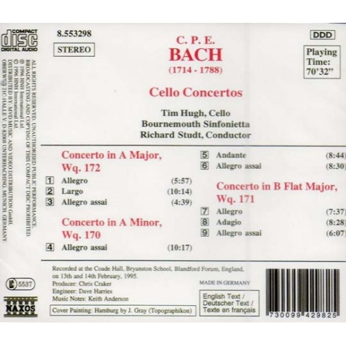 Bach Conciertos para Cello