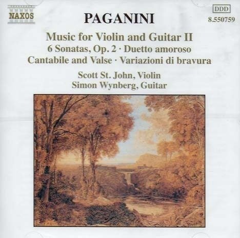 Paganini Music For Violin And Guitar Ii