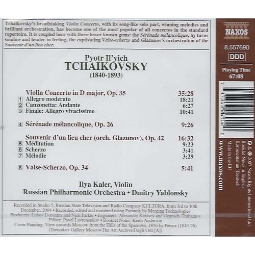 Tchaikovsky Concierto para Violín