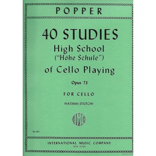 estudio 40 Studies, Op.73 - High School of Cello Playing