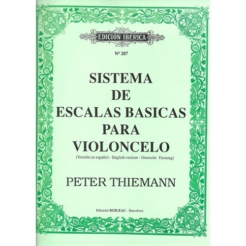 THIEMANN P. - Sistema de Escalas Basicas para Violoncello