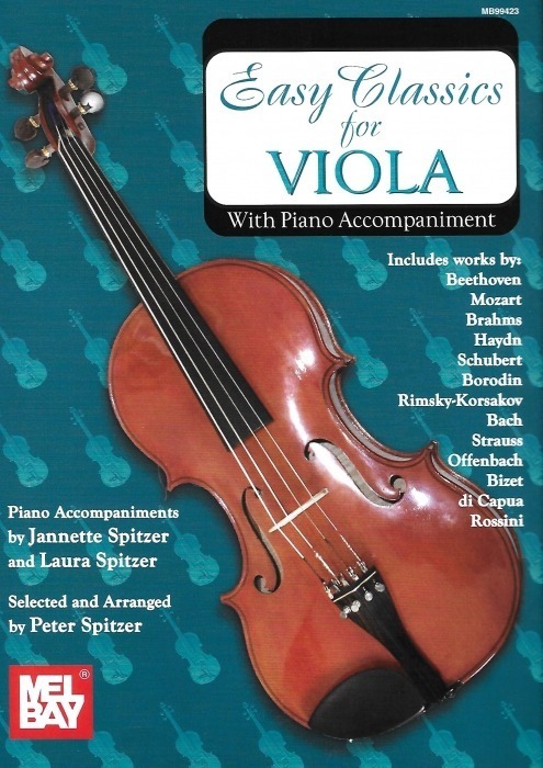 Facil Clasicas De Viola Con Piano Acompañamiento