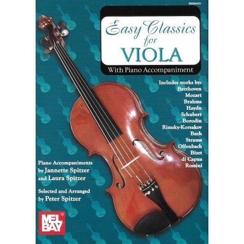 Facil Clasicas de Viola Con Piano Acompañamiento