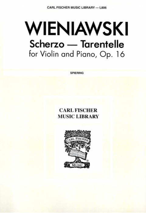Scherzo Tarentelle,Wieniawski