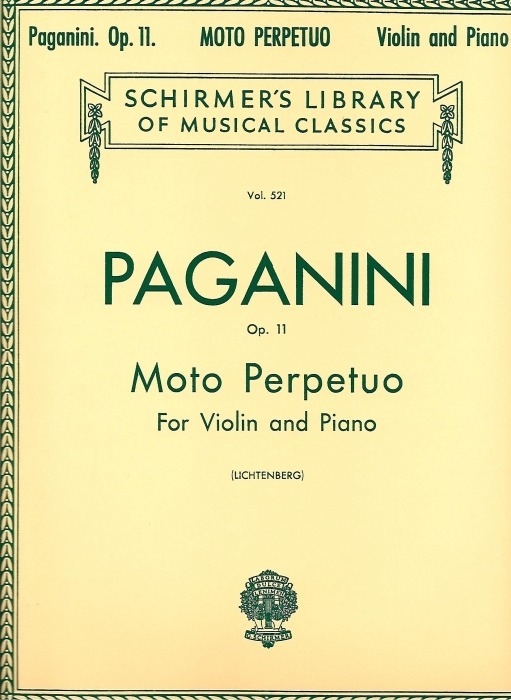 Moto Perpetuo, Paganini