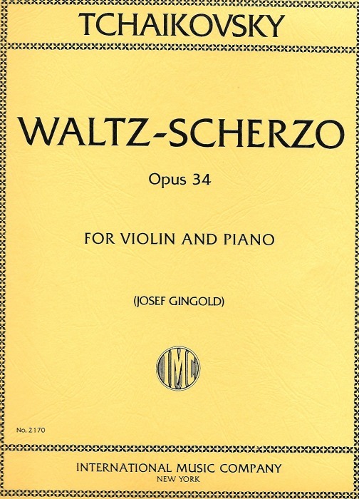 Waltz Scherzo, Tchaikovsky 