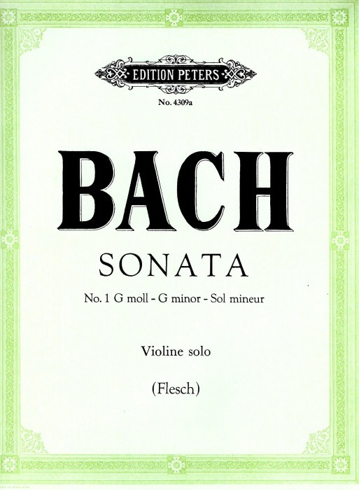 Sonata En Sol Menor, Bach
