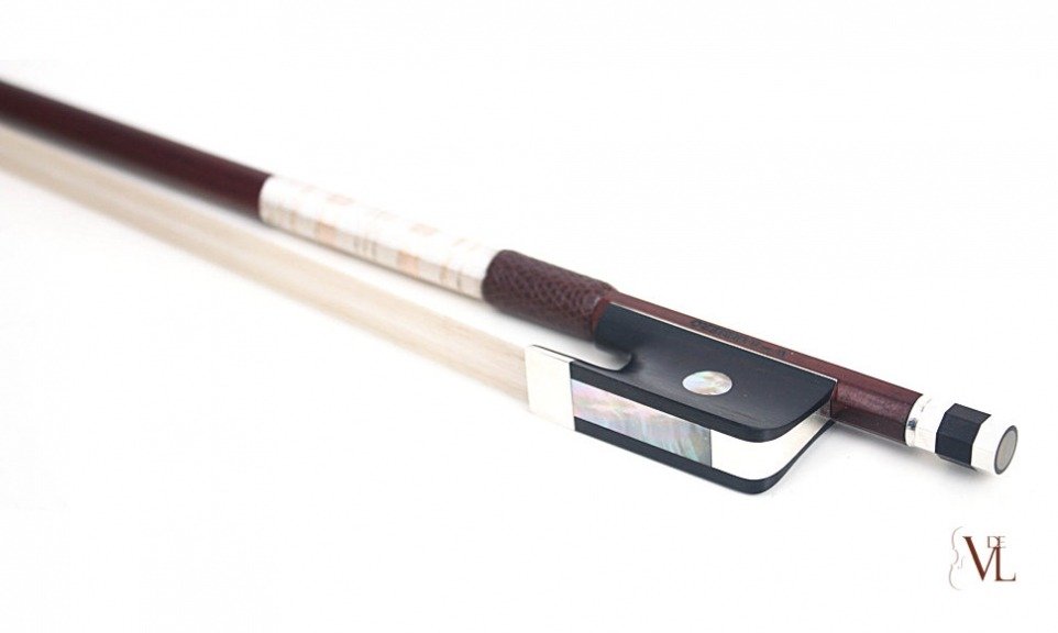 WALTER BARBIERO VIOLA BOW - SILVER & GOLD