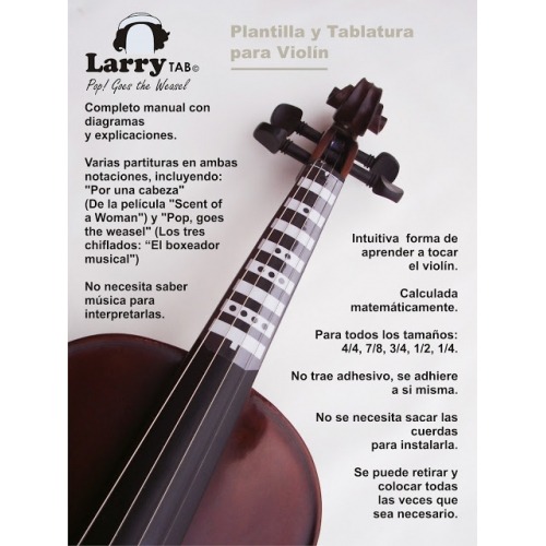 béisbol neumonía templado Platillas para Violin Larry TAB