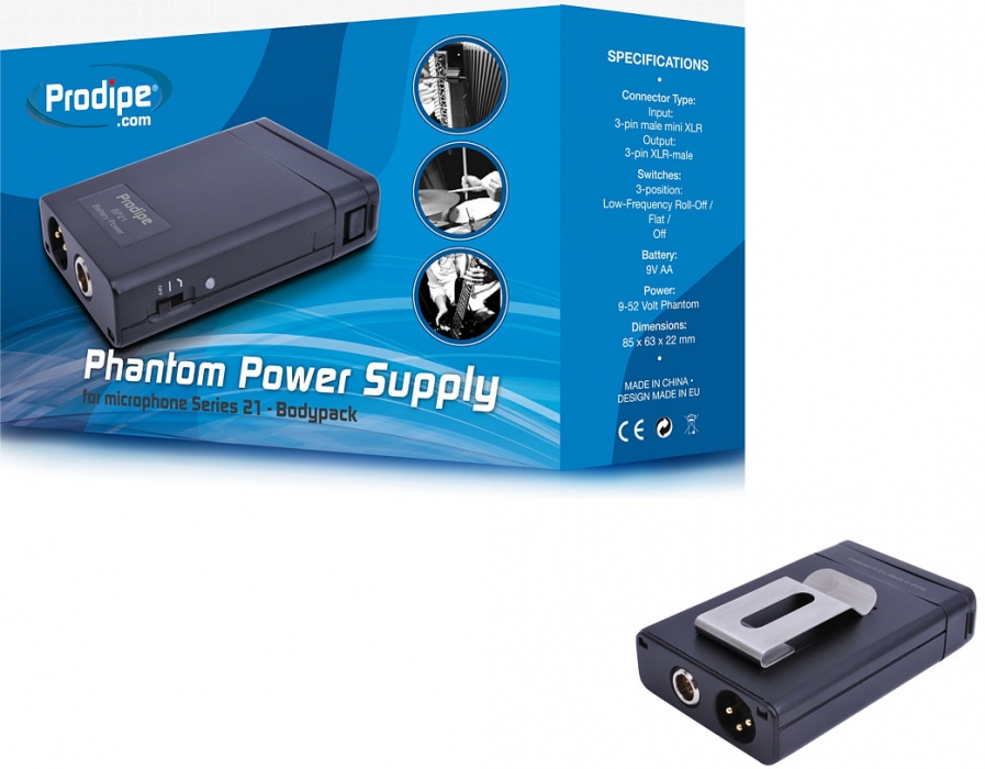 Prodipe Bp21 Phantom Power Supply