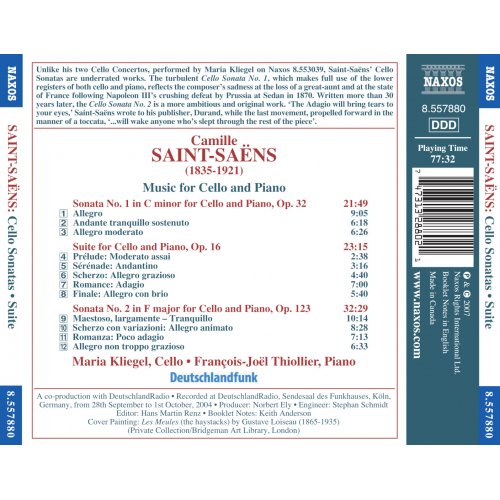 Saint-Saëns Cello Sonatas