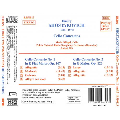 Shostakovich Cello Concertos Nos. 1 and 2
