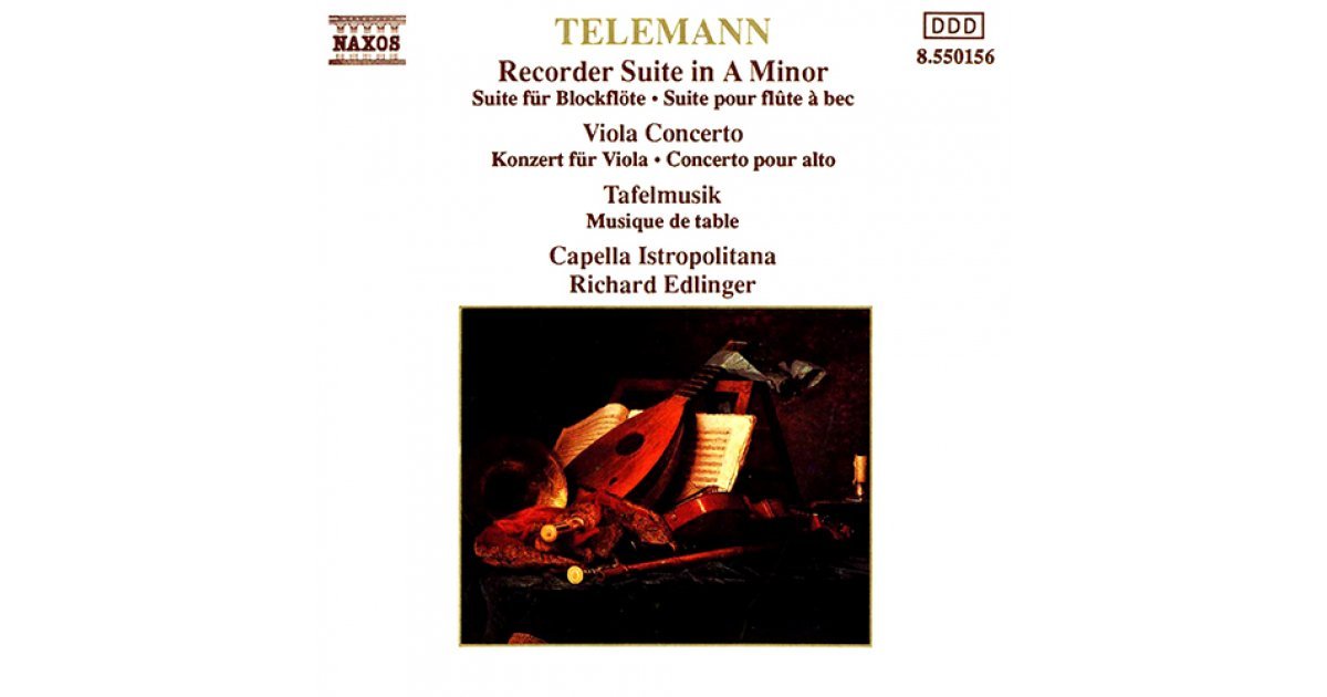 Telemann Recorder Suite in A Minor