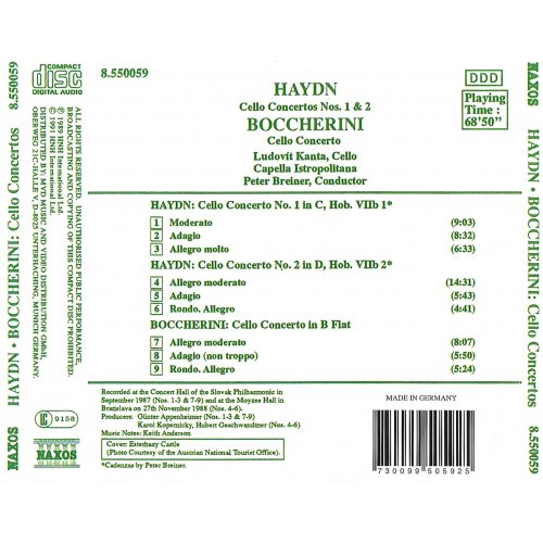 Haydn - Bocherini - Cello Concertos