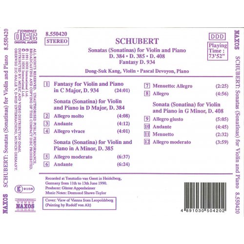 Schubert - Sonatas - Fantasía