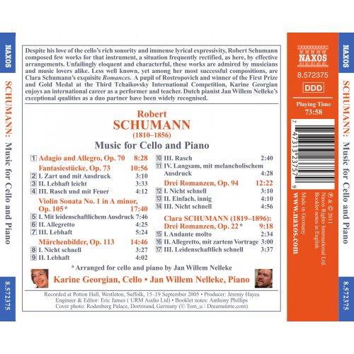 Schumann - Music for Cello and Piano