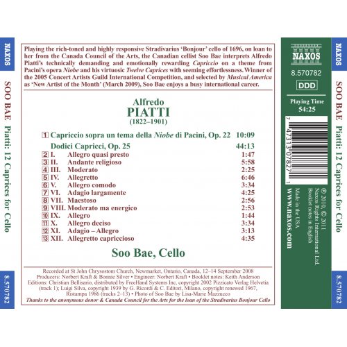 Piatti - 12 Caprichos para Cello
