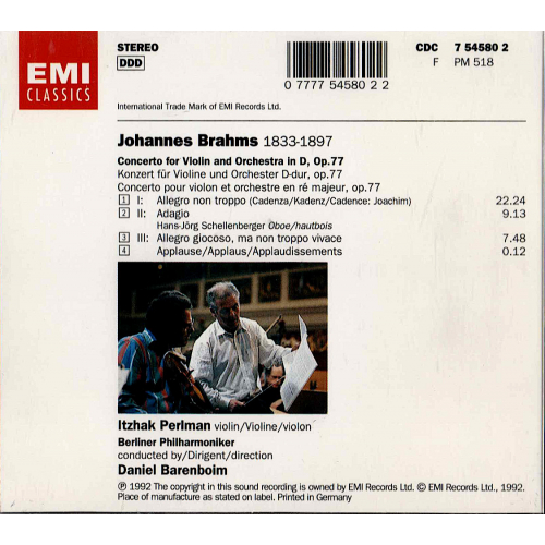 Brahms - Violinkonzert