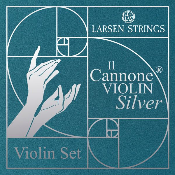 Violin Strings Larsen Il Cannone Silver Set